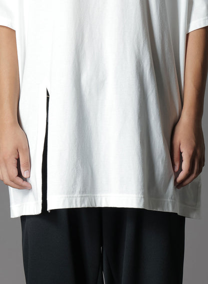 COTTON JERSEY JUMBO T-SHIRT SHORT SLEEVES