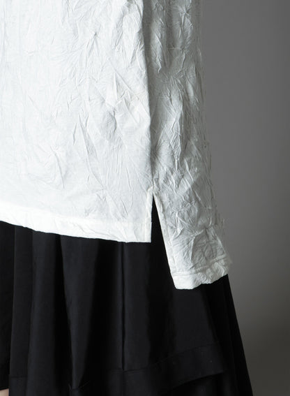 CATCH WASHER RIGHT BUTTON-OPENING BIG TURTLENECK