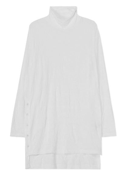 CATCH WASHER RIGHT BUTTON-OPENING BIG TURTLENECK