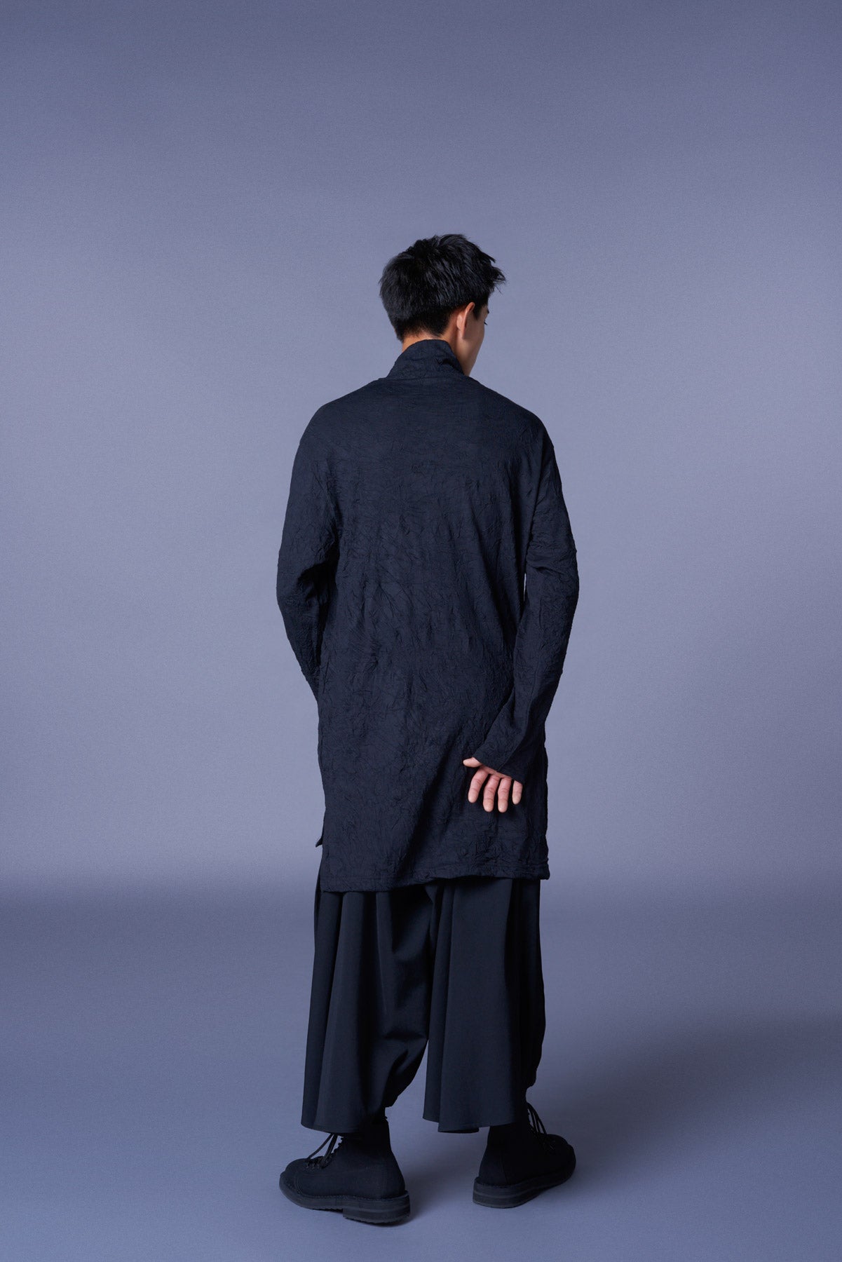ヤーマン CATCH WASHER RIGHT BUTTON-OPENING BIG TURTLENECK – THE SHOP YOHJI