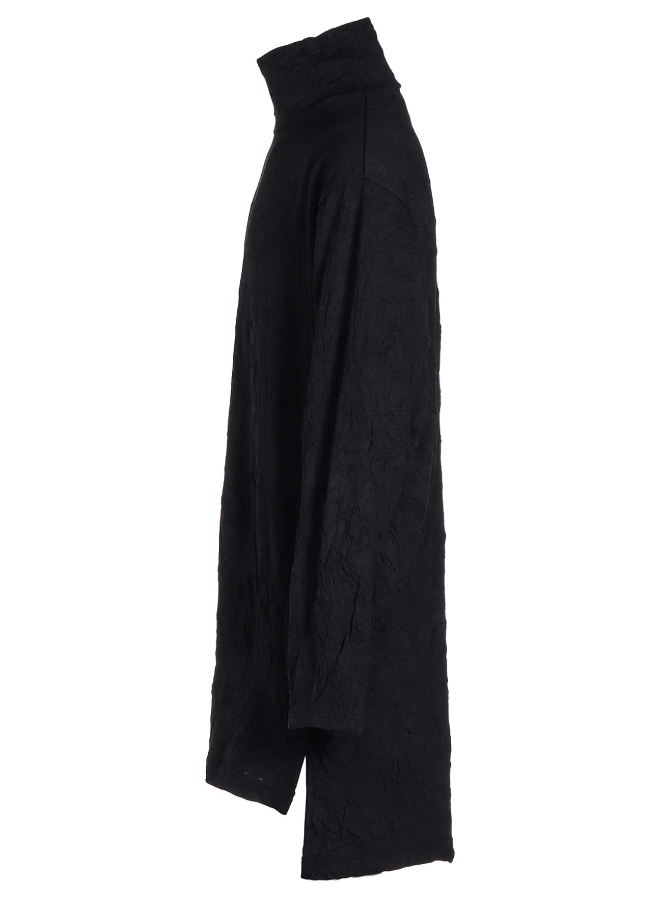 CATCH WASHER RIGHT BUTTON-OPENING BIG TURTLENECK