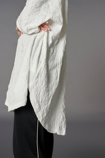 CATCH WASHER HEM ROUND JUMBO T-SHIRT SHORT SLEEVES