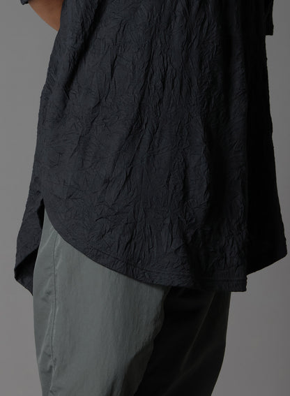 CATCH WASHER HEM ROUND JUMBO T-SHIRT SHORT SLEEVES