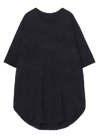 CATCH WASHER HEM ROUND JUMBO T-SHIRT SHORT SLEEVES