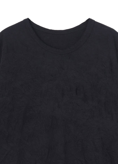 CATCH WASHER HEM ROUND JUMBO T-SHIRT SHORT SLEEVES