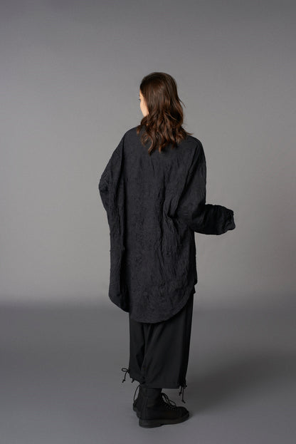 CATCH WASHER HEM ROUND JUMBO T-SHIRT LONG SLEEVES