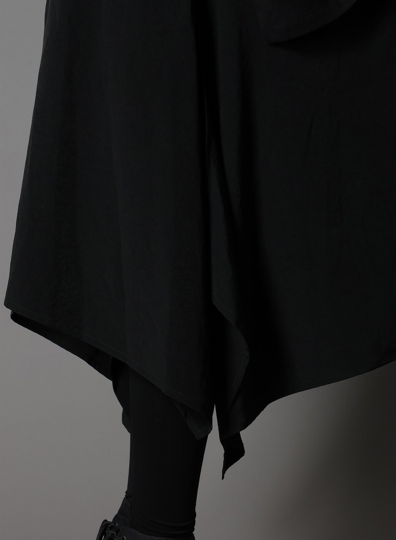 SILICON JERSEY+ CREPE DE CHINE DOCKING T-DRESS