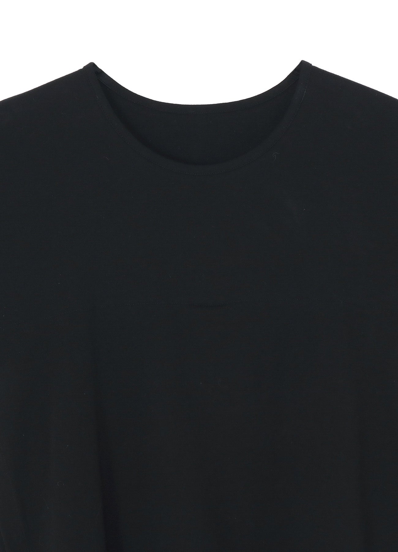 SILICON JERSEY+ CREPE DE CHINE DOCKING T-DRESS