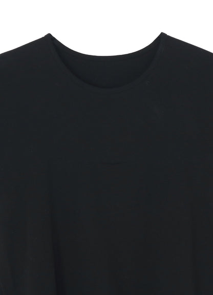 SILICON JERSEY+ CREPE DE CHINE DOCKING T-DRESS