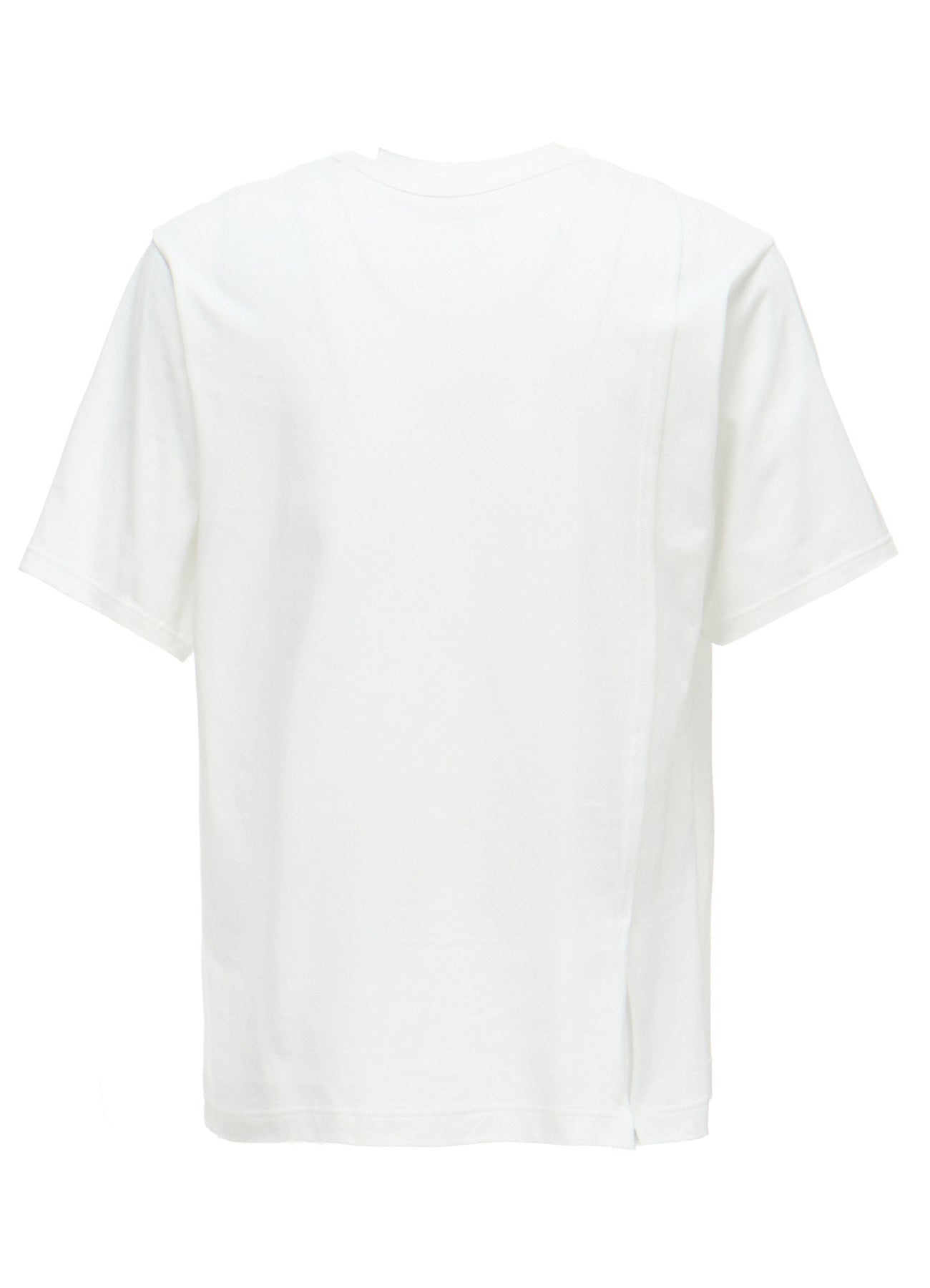 COTTON JERSEY MIX TIERED SHORT SLEEVED T