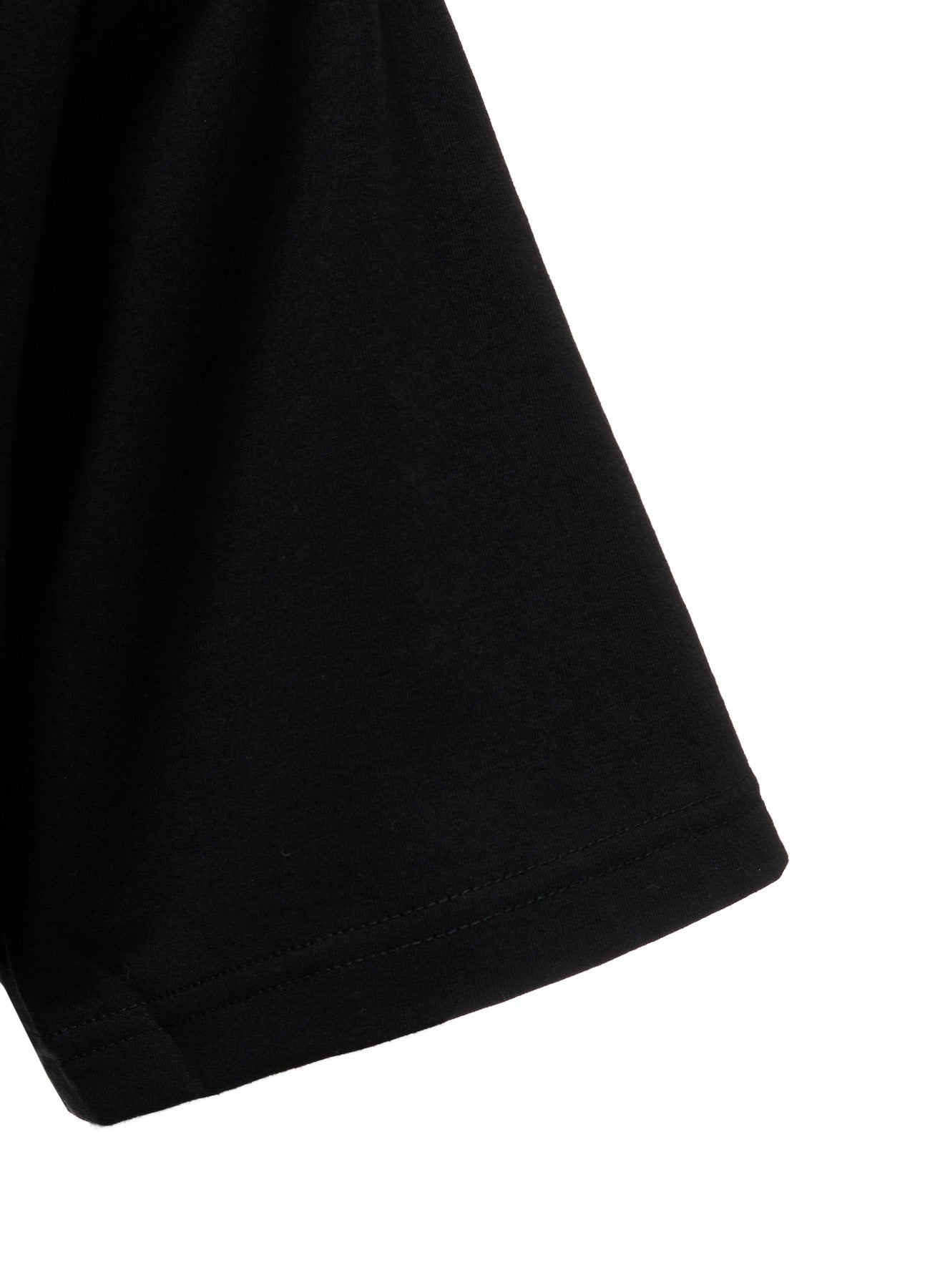 COTTON JERSEY MIX TIERED SHORT SLEEVED T