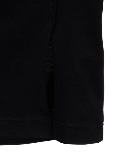COTTON JERSEY MIX TIERED SHORT SLEEVED T