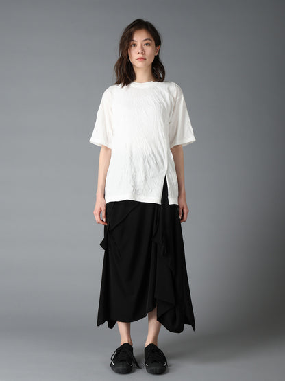 CATCH WASHER MIX TIERED SHORT SLEEVED T