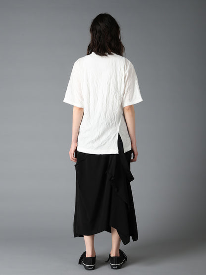 CATCH WASHER MIX TIERED SHORT SLEEVED T