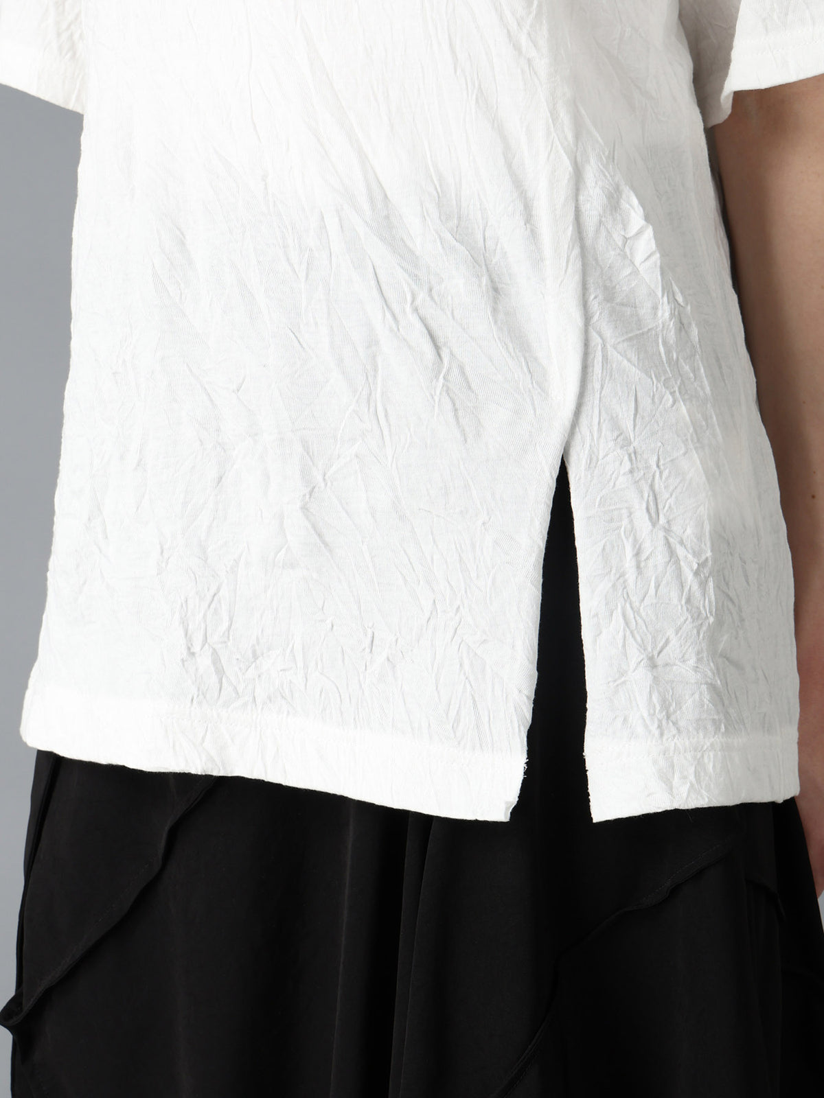 CATCH WASHER MIX TIERED SHORT SLEEVED T