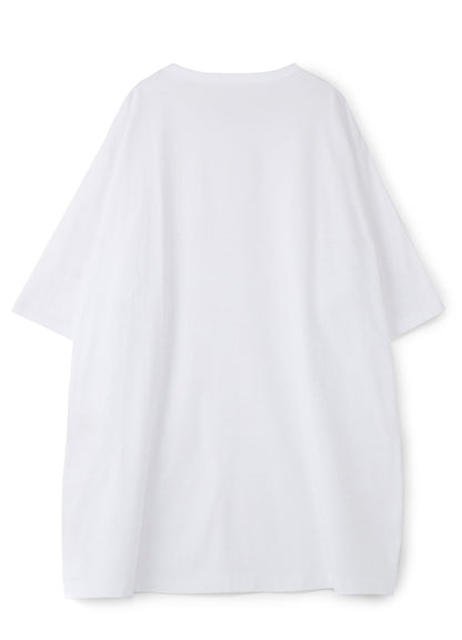 COTTON JERSEY MIX TIERED LONG SLEEVED T