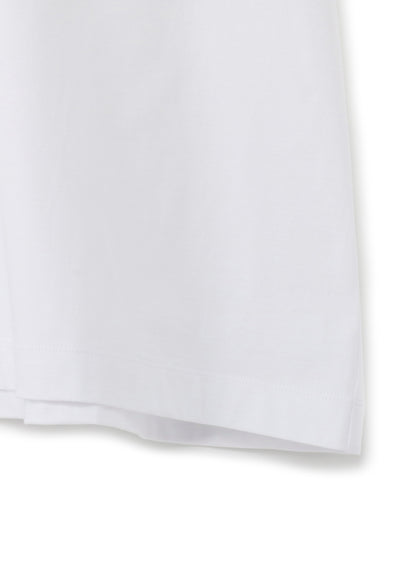COTTON JERSEY MIX TIERED LONG SLEEVED T