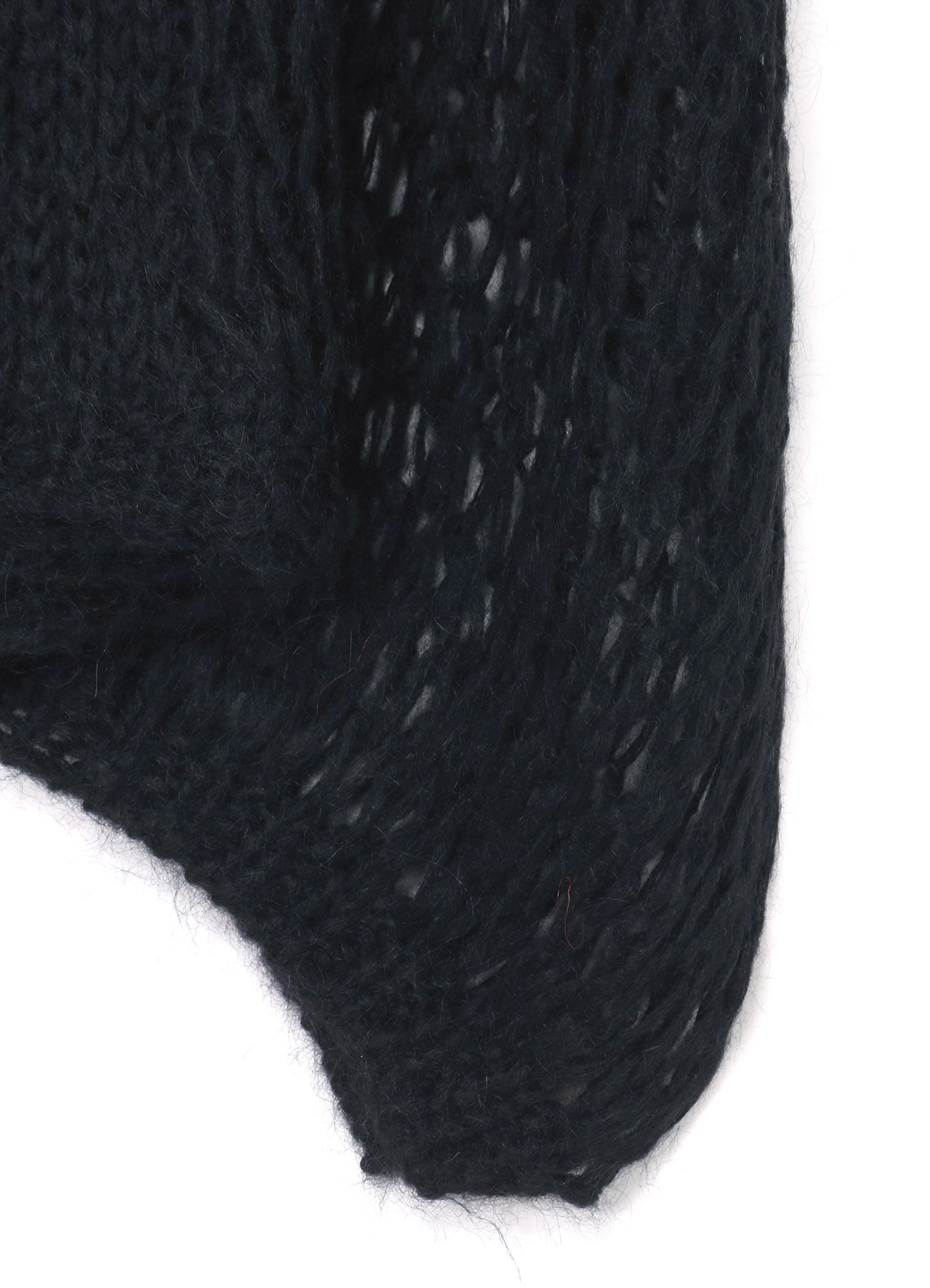 MOHAIR MIX BIG SIZE DRAPE KNIT