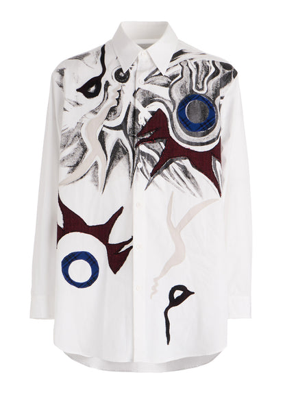 Ground Y×Taro Okamoto Mixed-Media Composition Shirts ”I Am in the Sky”
