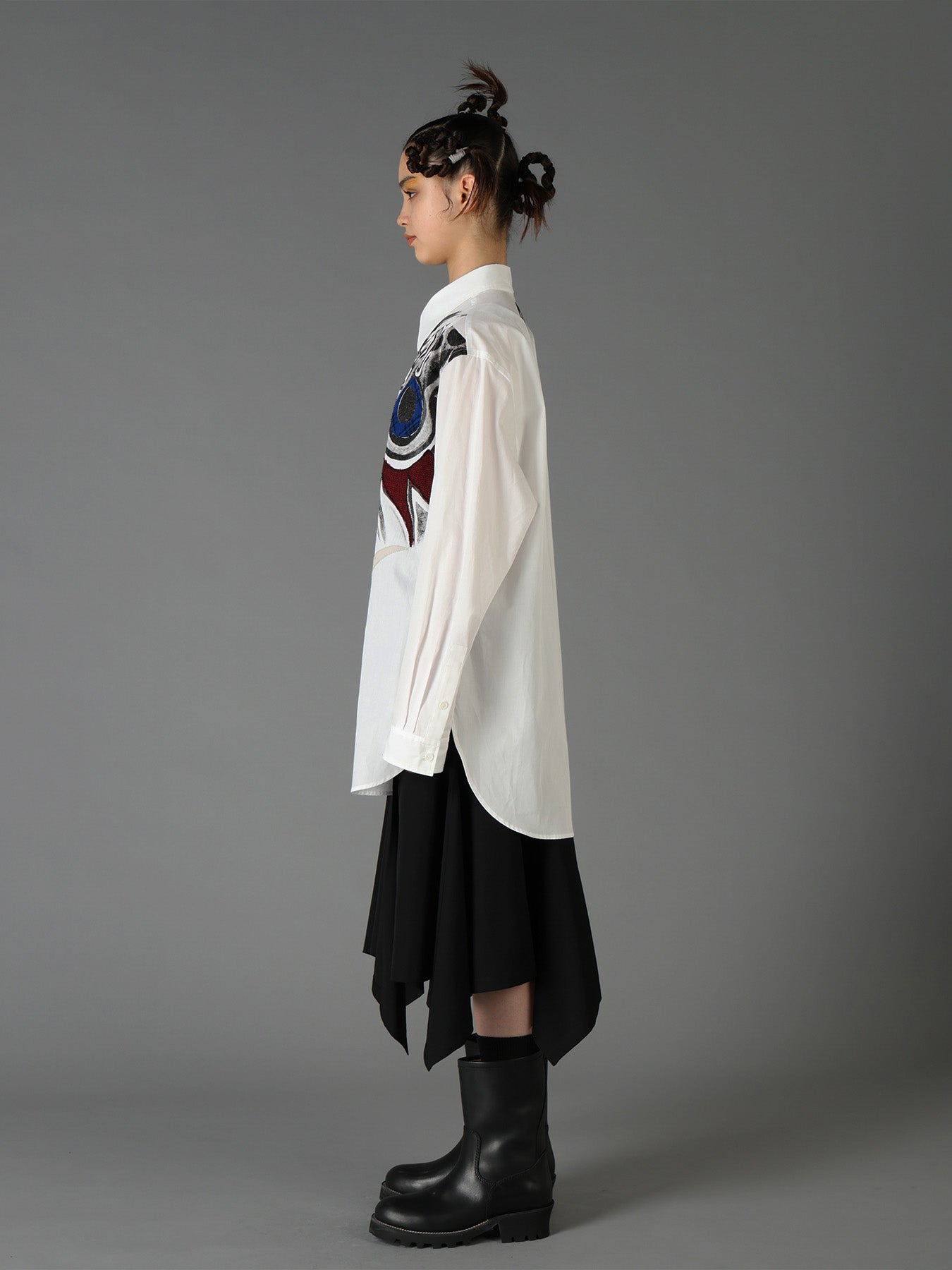 Ground Y×Taro Okamoto Mixed-Media Composition Shirts ”I Am in the Sky”