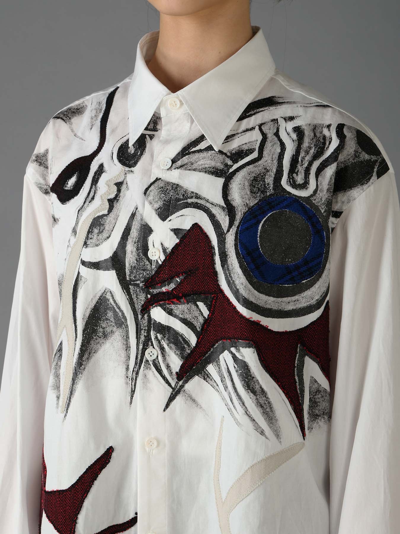 Ground Y×Taro Okamoto Mixed-Media Composition Shirts ”I Am in the Sky”