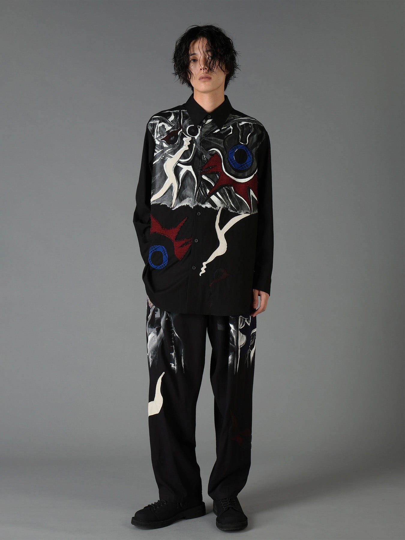 Ground Y×Taro Okamoto Mixed-Media Composition Shirts ”I Am in the Sky”