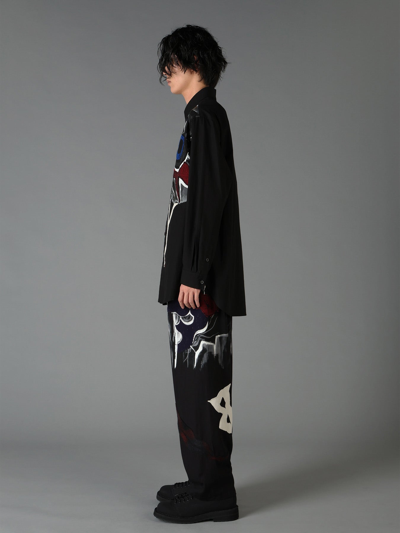 Ground Y×Taro Okamoto Mixed-Media Composition Shirts ”I Am in the Sky”