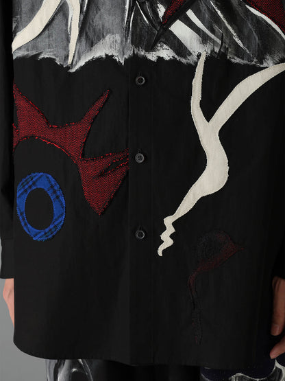 Ground Y×Taro Okamoto Mixed-Media Composition Shirts ”I Am in the Sky”