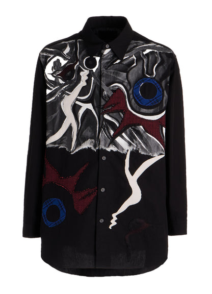 Ground Y×Taro Okamoto Mixed-Media Composition Shirts ”I Am in the Sky”