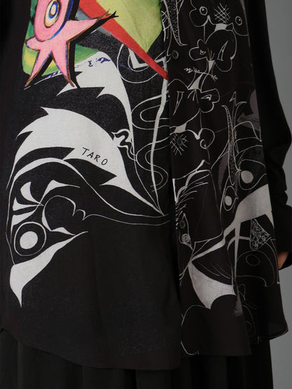 Ground Y×Taro Okamoto Removable Collar Shirts Collage Type:D