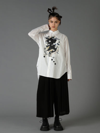 Ground Y×Taro Okamoto Cutwork Shirts " Adolescent "