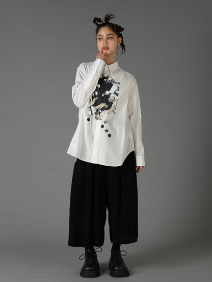Ground Y×Taro Okamoto Cutwork Shirts " Adolescent "