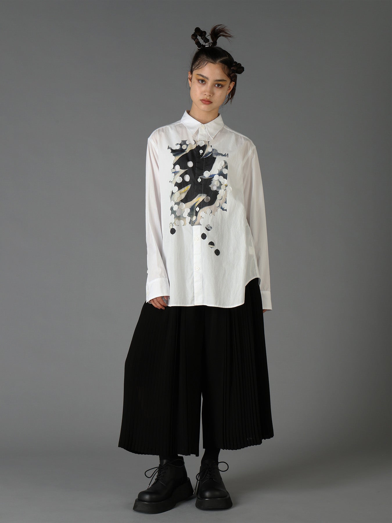 Ground Y×Taro Okamoto Cutwork Shirts " Adolescent "