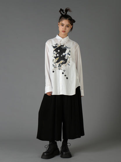 Ground Y×Taro Okamoto Cutwork Shirts " Adolescent "