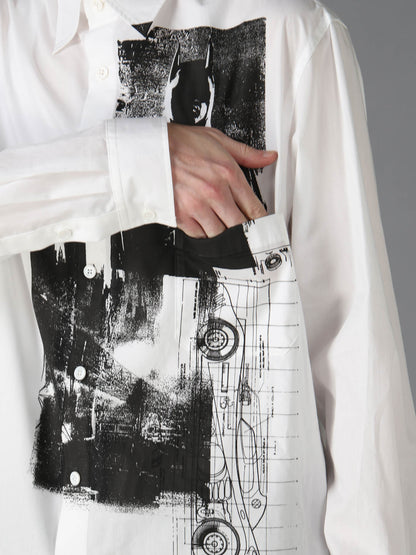 DC SUPER-VILLAINS COTTON PRINT SHIRT