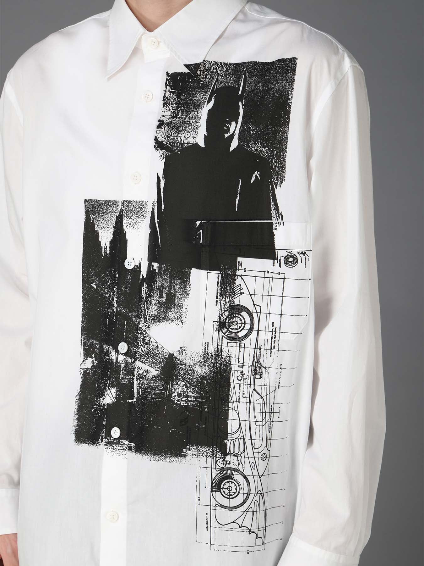 [美品] YOHJI YAMAMOTO +NOIR /半袖シャツ 白 サイズ３ DC SUPER-VILLAINS COTTON PRINT SHIRT – THE SHOP YOHJI YAMAMOTO