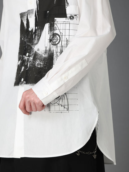 DC SUPER-VILLAINS COTTON PRINT SHIRT