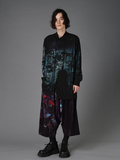 DC SUPER-VILLAINS ”BATMAN” RAYON PRINT SHIRT