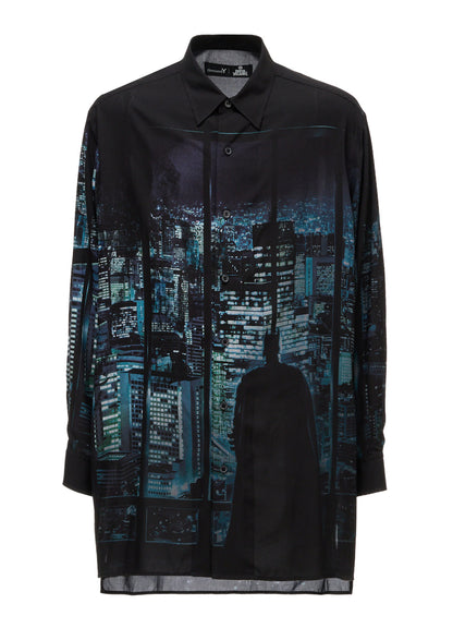 DC SUPER-VILLAINS ”BATMAN” RAYON PRINT SHIRT