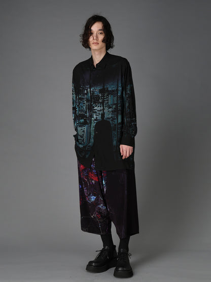 DC SUPER-VILLAINS ”BATMAN” RAYON PRINT SHIRT