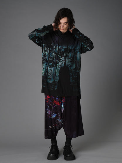 DC SUPER-VILLAINS ”BATMAN” RAYON PRINT SHIRT