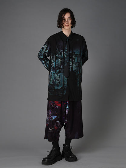 DC SUPER-VILLAINS ”BATMAN” RAYON PRINT SHIRT