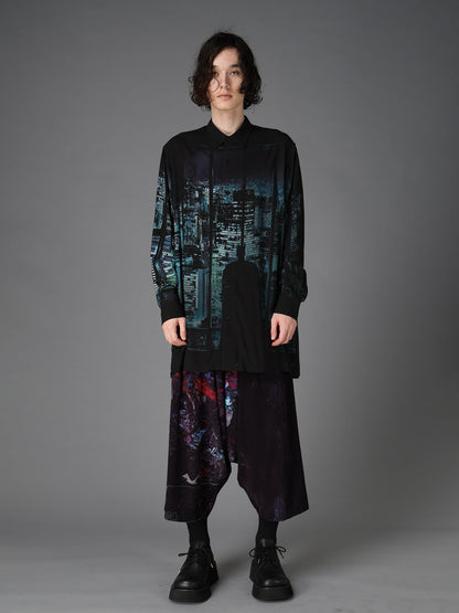 DC SUPER-VILLAINS ”BATMAN” RAYON PRINT SHIRT