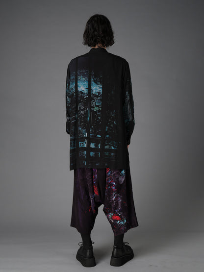 DC SUPER-VILLAINS ”BATMAN” RAYON PRINT SHIRT