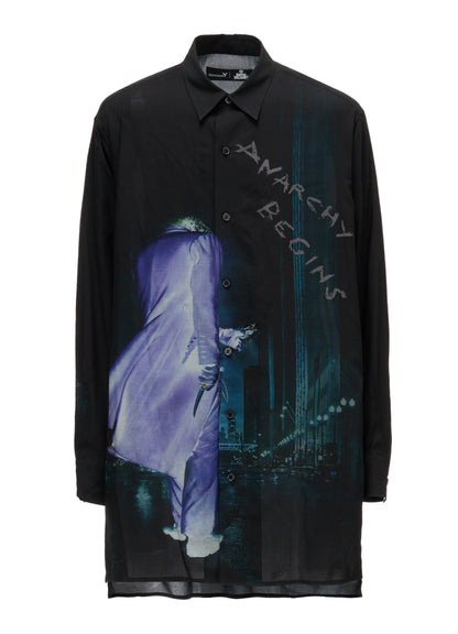 DC SUPER-VILLAINS ”THE JOKER” RAYON PRINT SHIRT