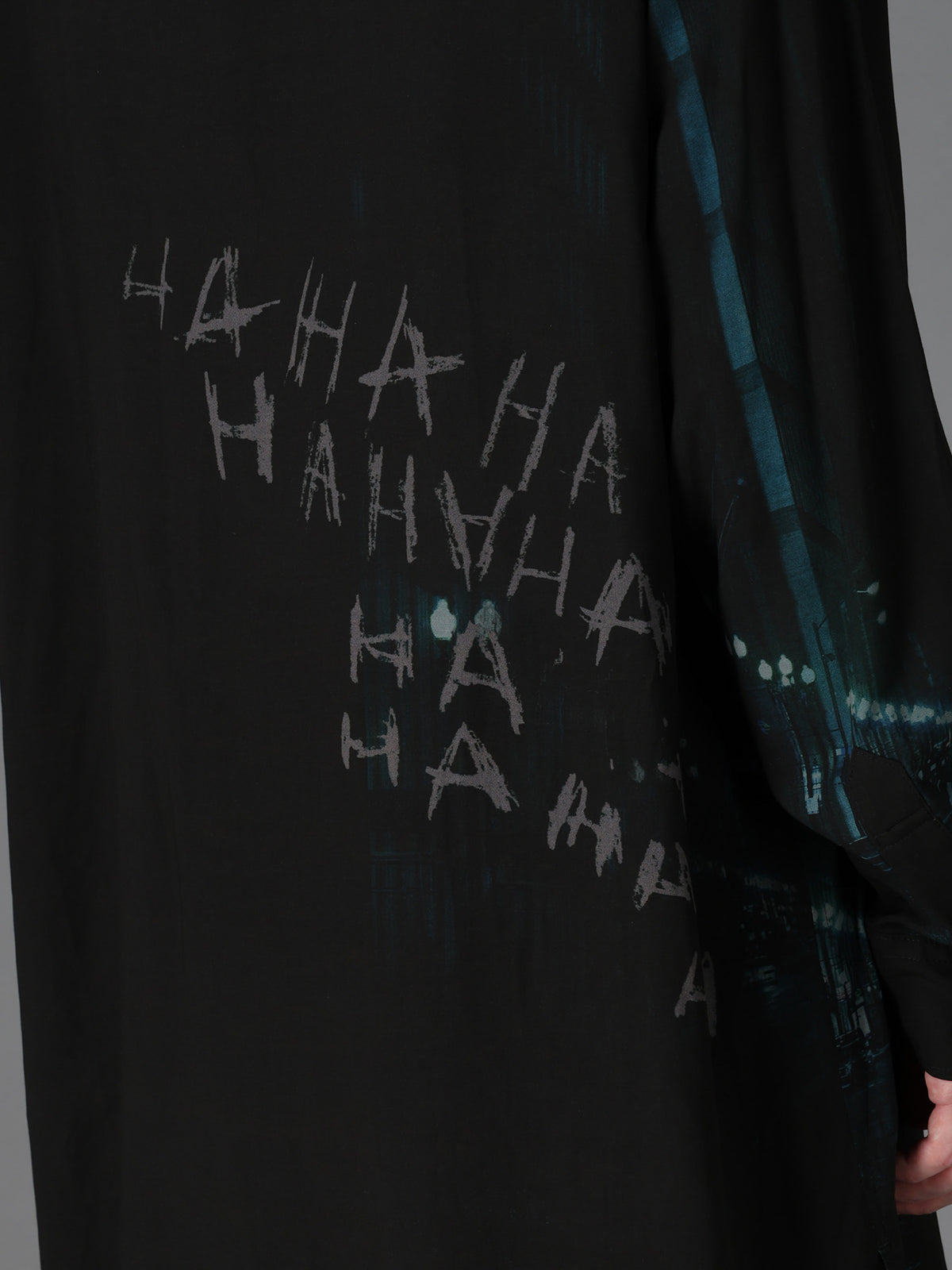 DC SUPER-VILLAINS ”THE JOKER” RAYON PRINT SHIRT