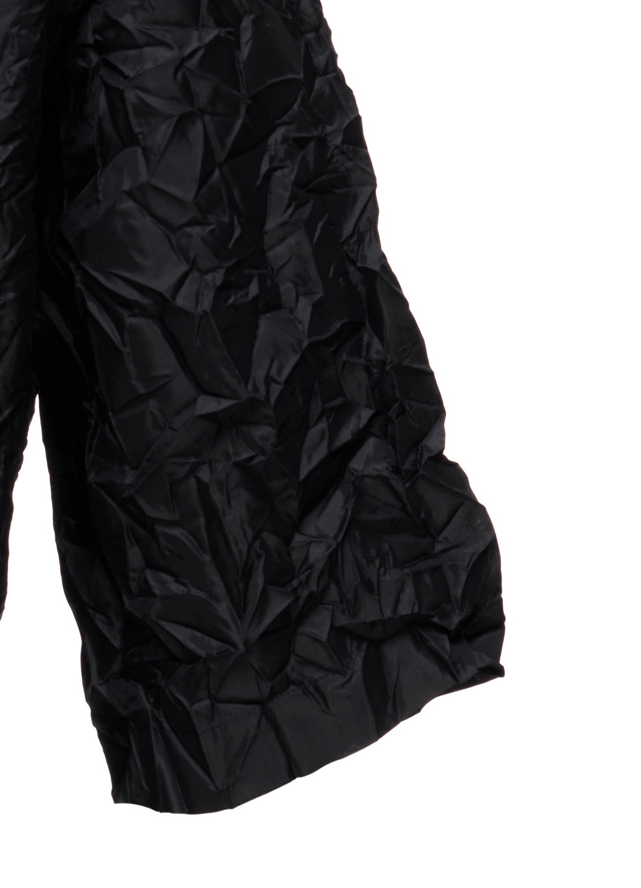 POLYESTER TAFFETA SIDE GATHER SHIRT