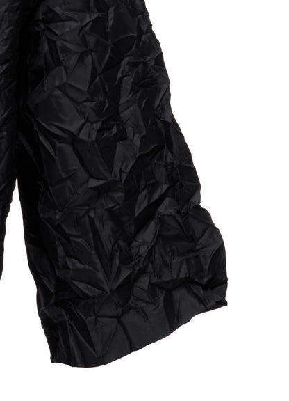 POLYESTER TAFFETA SIDE GATHER SHIRT