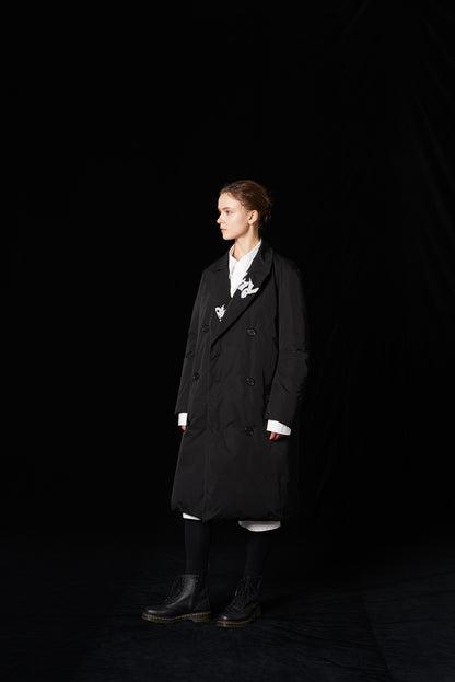 <SOUUN TAKEDA>MATTE DOWN LONG PUFFER COAT