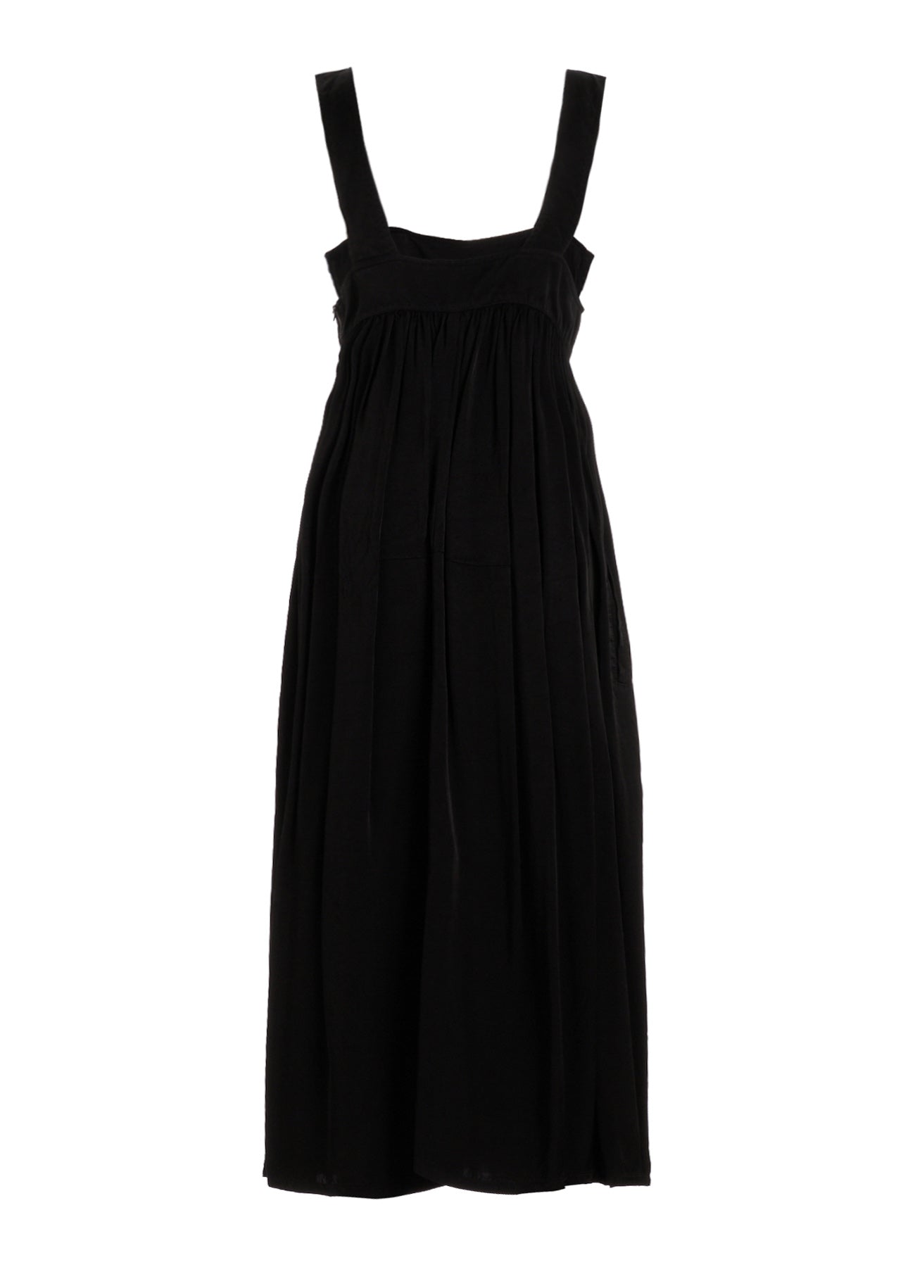 CUPRO FIBRIL TWILL SUSPENDER DRESS – THE SHOP YOHJI YAMAMOTO